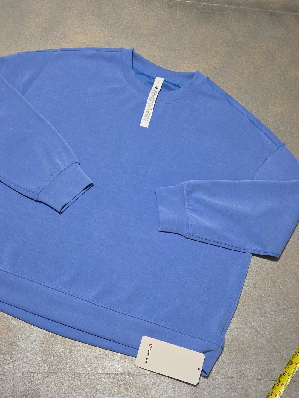 lululemon athletica  Softstreme Oversized Crew Sweatshirt in Periwinkle Blue